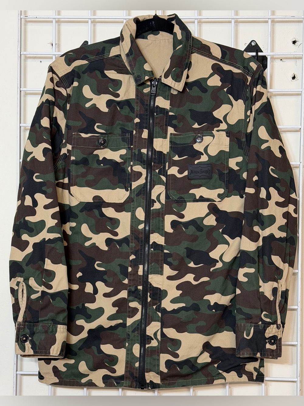 Dogg Supply by Snoop Dog Camouflage Zip-Front Men's Jacket Size XS/Sm